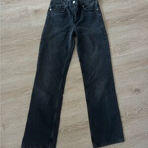 Zara Women’s Straight Black Jeans